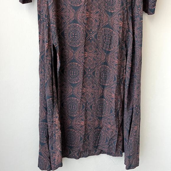 Natalie Martin Dress Isobel Morrocan Tile Indigo‎ Midi Dress Size S - Picture 6 of 8